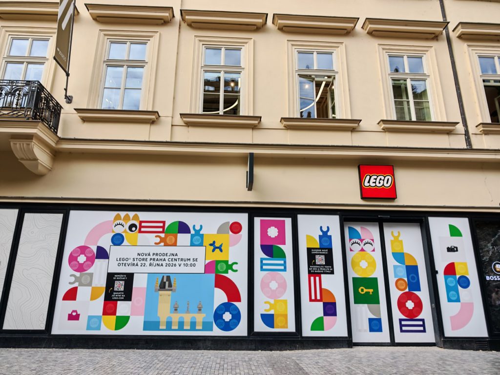 Pražské ikony z kostek LEGO. Nová prodejna na Příkopech otevře už 22. října